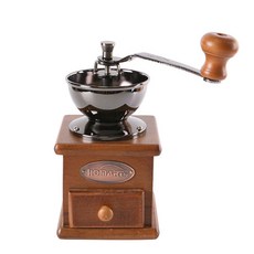 HOMART 原木手動咖啡研磨機 33B, 混合色, 1個