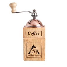 HOMART 原木手動咖啡研磨機 135, 混合色, 1個