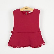 WISHKIDS Pom Pom 2 女孩背心