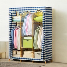 가팡 원목 조립식 옷장 커버세트 L, 혼합색상