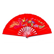 傳統繪畫扇 BS-2, 紅色的