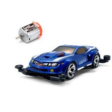 TAMIYA 田宮 Rowdy Bull FM-A 4WD 四驅車 18707 + Torque Tuned 2 馬達 15484, 混合色, 1套