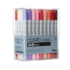 COPiC 酷筆客 Ciao 麥克筆 B套組, 36色, 1套