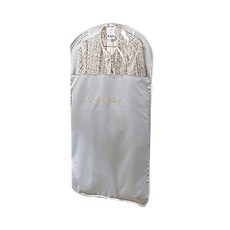 北歐柔和色調拉鍊式衣服罩灰色 59 x 130cm, 1件, 1個