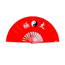 傳統繪畫扇 太極, 紅色的
