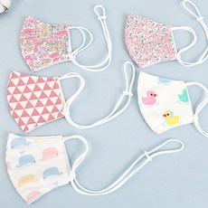 Coney Island 孩童印花掛繩口罩 5件組