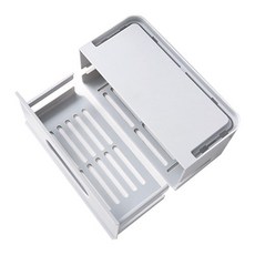 現代簡約方形電線收納盒 灰色, 1個