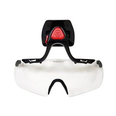 윈비즈 자유조절기능 헬멧부착형 자전거 스포츠 고글, 클리어, 1개