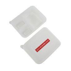 迷你PP耐熱容器 1格 50入 + 3格 50入 + 紅色腰帶貼紙 "朋友 謝謝你祝我生日快樂" 100入, 1套