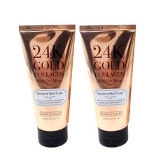 RARASKIN 24K金膠原蛋白可撕式去角質面膜 120ml, 2個, 1件
