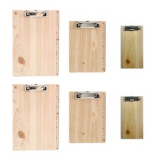 同步辦公木質剪貼板 A4 2p + A5 2p + 簡易 2p 套組, 混色, 1套