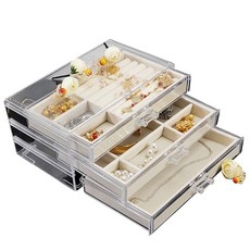 壓克力飾品珠寶盒 款式1 Y02, 1個