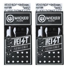 위키드오디오 이어폰 2p, WI-2400, BW, BW