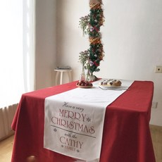 聖誕派對裝飾桌旗 Q16, 混合色, 35 x 220 cm, 1個