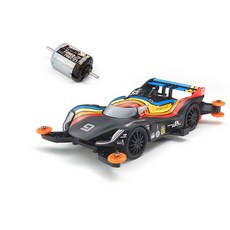 타미야 Roborace DevBot 2.0 MA 미니카 18656 + Atomic Tuned 2 Motor PRO 15489, 혼합색상, 1세트