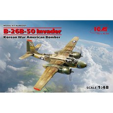 ICM 1:48 B-26B-50 Invader韓戰規格塑膠模型戰鬥機 48281, 1個
