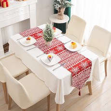 聖誕派對裝飾桌旗 Q15, 款式4, 33*180cm