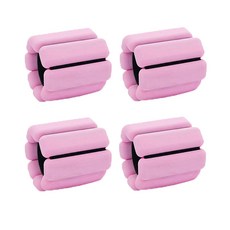 WINAIR 防水材質矽膠條負重手環 4入, 粉紅色, 0.45kg