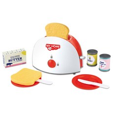 mingxinbaotoy 擬真我的家 吐司奶油廚房玩具, 混合色