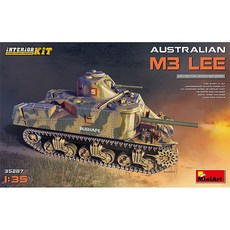 Miniart 1:35 M3 Lee澳洲軍隊規格內部還原塑膠模型坦克 35287, 1個