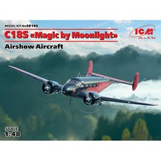 ICM ICM 1:48 C18S Magic By Moonlight美國空軍展用飛機塑膠模型 48186, 1個