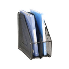 GUNU網狀2格文件夾架, 黑色的, 1個