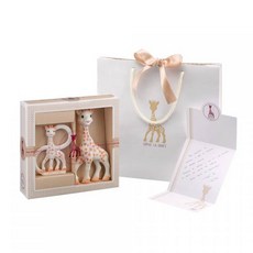 SOPHIE LA GIRAFE 長頸鹿造型固齒器禮品組 2入, 混色, 1個