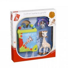 SOPHIE LA GIRAFE 開發感官固齒器玩具禮品組 3入, 無奶嘴, 隨機出貨