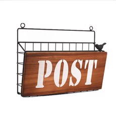 JH Company木質標語壁掛式置物架, 郵政