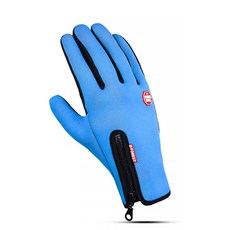 알럽핏 라인지퍼 논슬립 멀티 스포츠 장갑, 블루, 1개