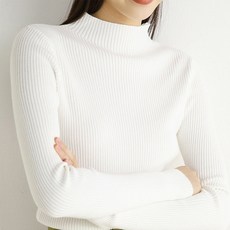 soleil 女款Melan柔軟修身半高領上衣