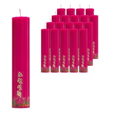 棕櫚蠟蠟燭 紅色, 20個