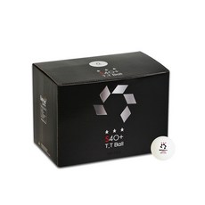 Bethel 3星S40+ ABS練習乒乓球 100入, 白色的, 1個