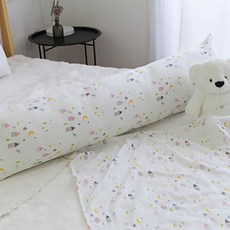 圖案涼爽身體抱枕, 象牙