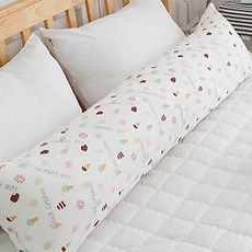 人造冰絲長抱枕, 象牙