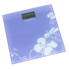 모닝업 플라워 디지털 체중계, 퍼플, DY-918S