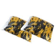 多鏈安全帶雙色黃色/劍, 2個