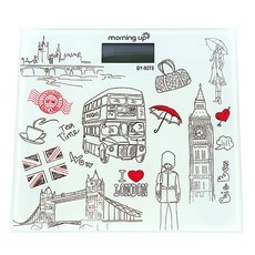 모닝업 런던하트 디지털 체중계, DY-927S, 민트, 1개