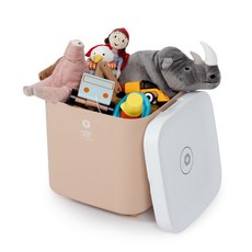 JJOBI 玩具清潔收納箱, 自然木質色