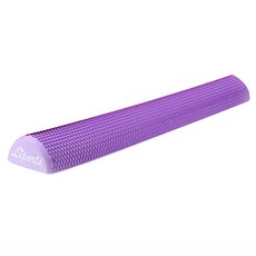 Liports EVA 半圓柱壓紋健身滾筒, 淺紫色