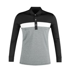 男款長袖有領高爾夫球襯衫 NBE20A404