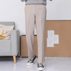 MAN TIME 男士 WG 日常抗皺寬版西裝褲