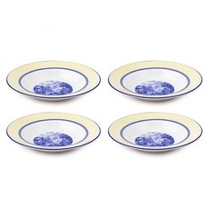 Spode Gialo Rim 湯碗, 混色, 4個