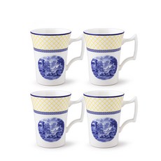 Spode Giallo 馬克杯 0.28L, 混合色, 4個