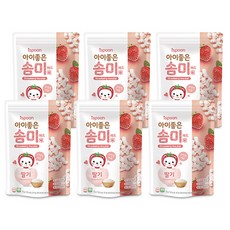 ispoon 米果粒 25g, 草莓口味, 6包