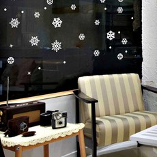 그래픽아트휴 크리스마스 눈꽃 시트스티커, 34 눈꽃송이C(GBS-C004)