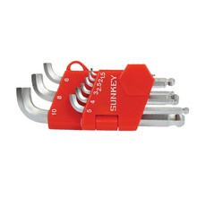 SUNKEY 短柄短頭球頭扳手組 SST-9S, 1套