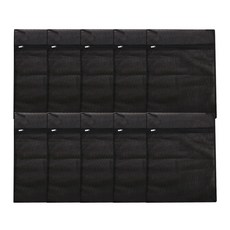 Market Gamsung 黑白網眼洗衣袋 黑色 40 x 50 cm, 1入, 10個