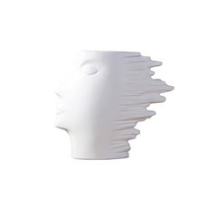 JH Company現代簡約人類設計花瓶, 白色的