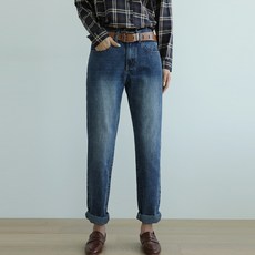 BBAEBBAE 女性標準水洗單寧褲